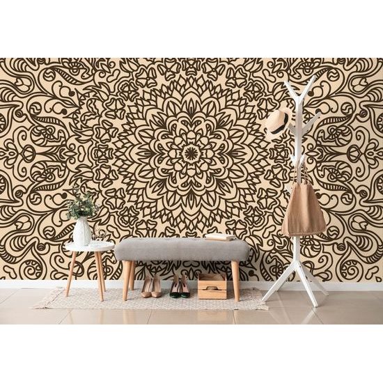 Tapeta Mandala ve stylu květin