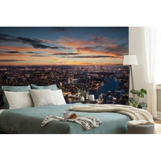 Samolepící fototapeta noční pohled na Londýn