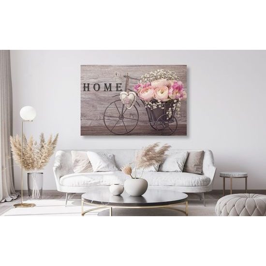 Obraz vintage zátiší s nápisem