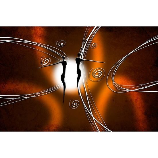 Originální tapeta etno podoba lásky