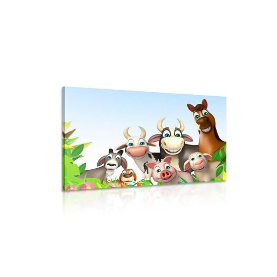 Obraz šťastná zvířátka