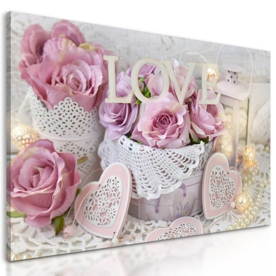 Obraz nádherná dekorace ve vintage provedení