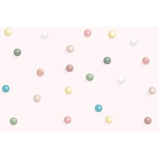 Tapeta malé barevné kuličky