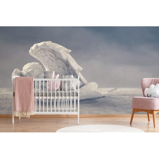 Samolepící tapeta soška spícího andílka