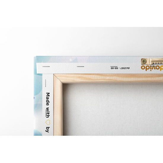 Obraz květ v odstínech modré