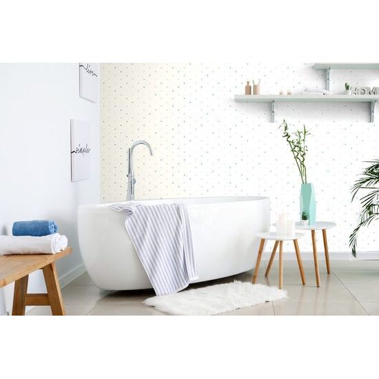 Samolepící tapeta roztomilé pastelové tečky
