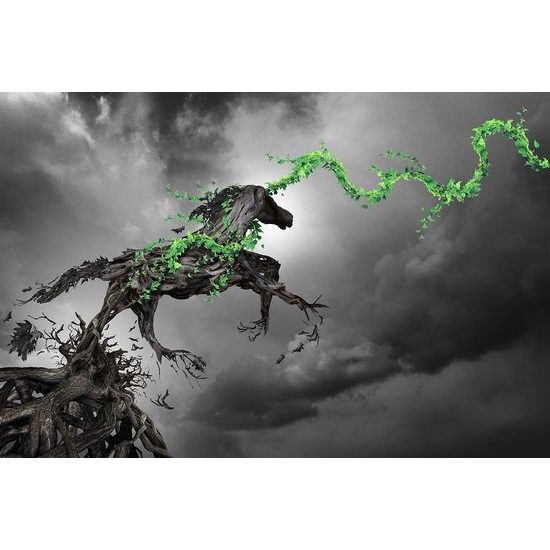 Samolepící tapeta kůň ve fantasy provedení