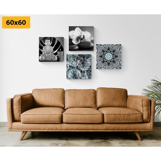 Set obrazů kompozice Feng Shui prvků