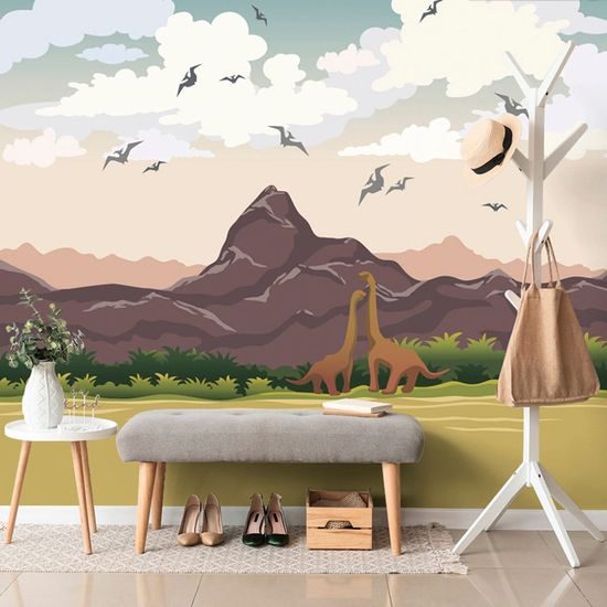 Tapeta krajina dinosaurů