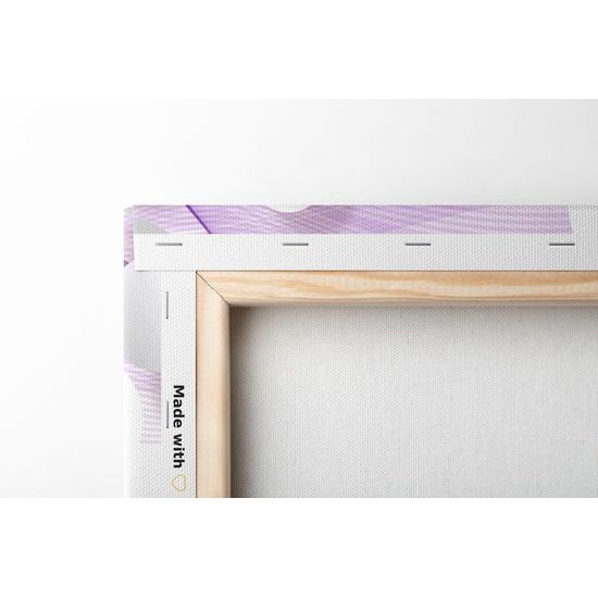 Obraz futuristická abstrakce květin
