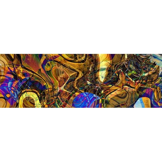 Obraz zlaté abstraktní umění