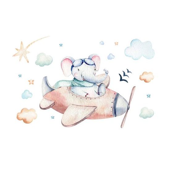 Krásná tapeta let slůně