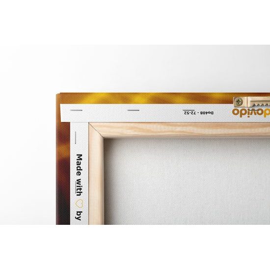 Obraz socha Buddhy na zářivém pozadí