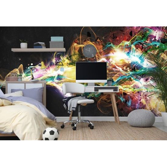 Samolepící tapeta neobvyklá hra barev