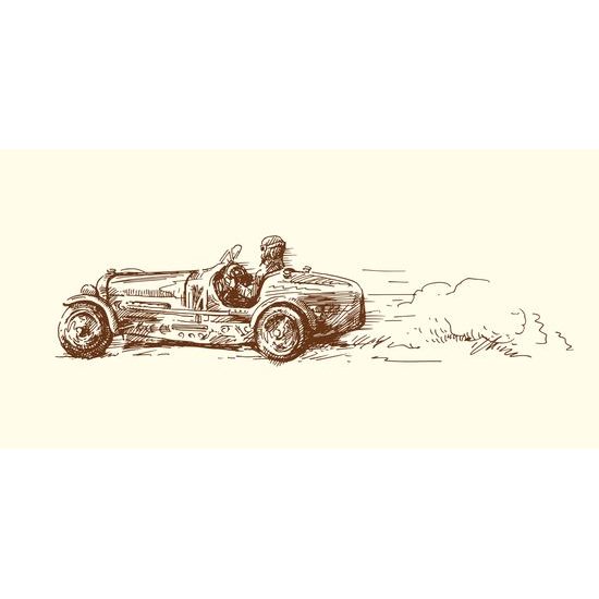 Obraz historické závodní auto