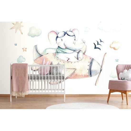 Krásná tapeta let slůně