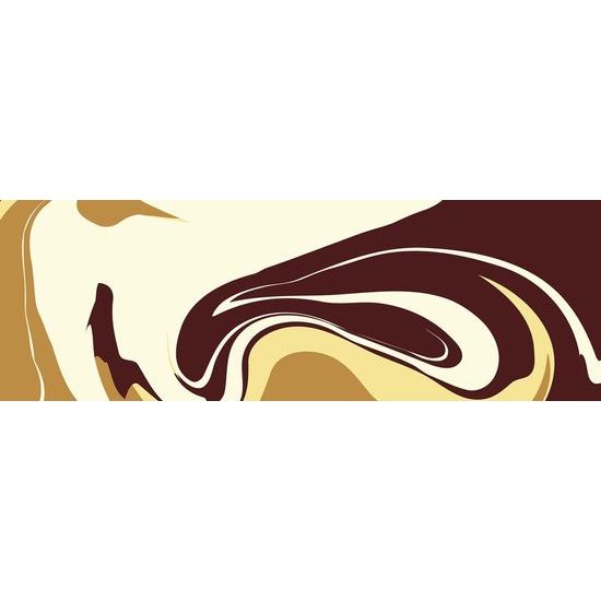 Obraz abstrakce v odstínech hnědé