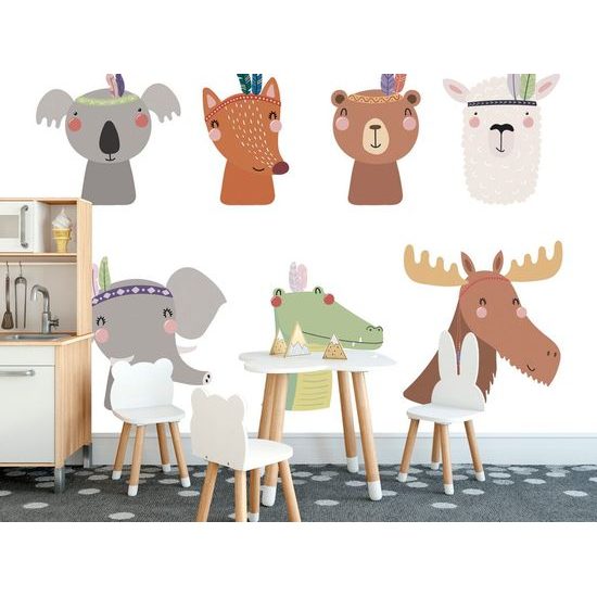 Samolepící tapeta zvířecí kamarádi