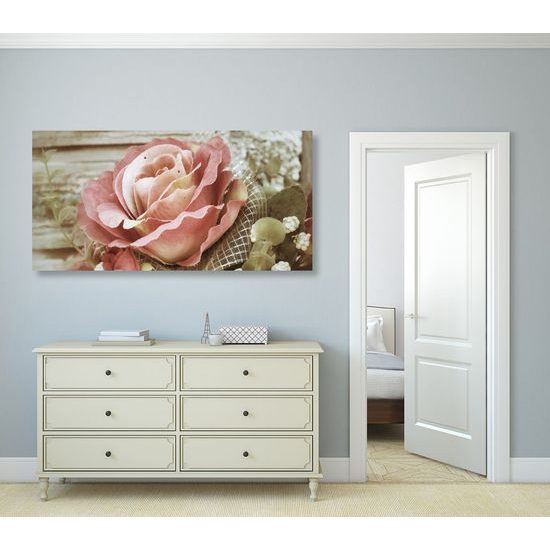 Obraz nádherná růžová růže