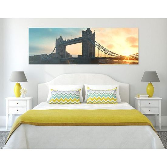 Obraz západ slunce nad kouzelným Londýnem