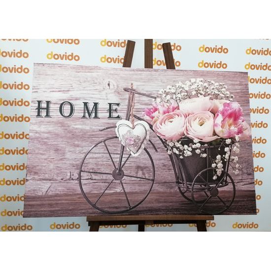 Obraz vintage zátiší s nápisem