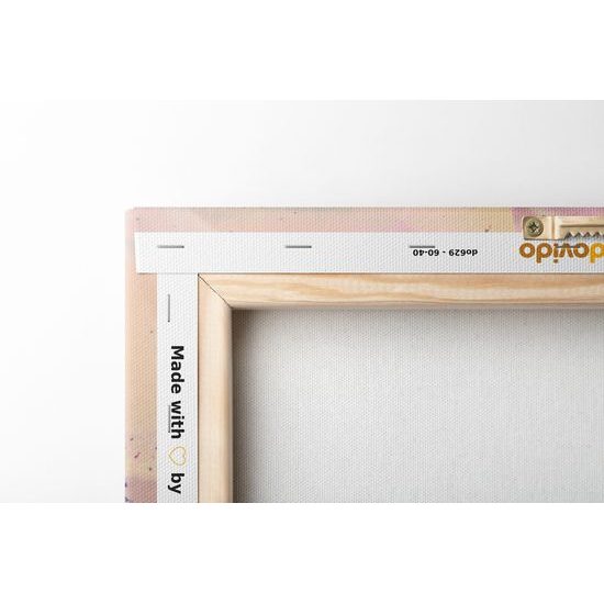 Obraz větvička plná růžových květin