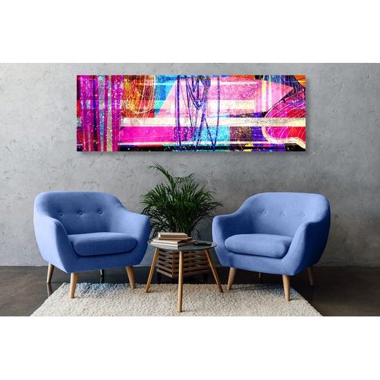 Obraz abstraktní výbuch barev