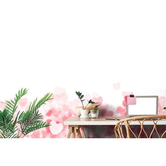 Krásná tapeta plná srdíček