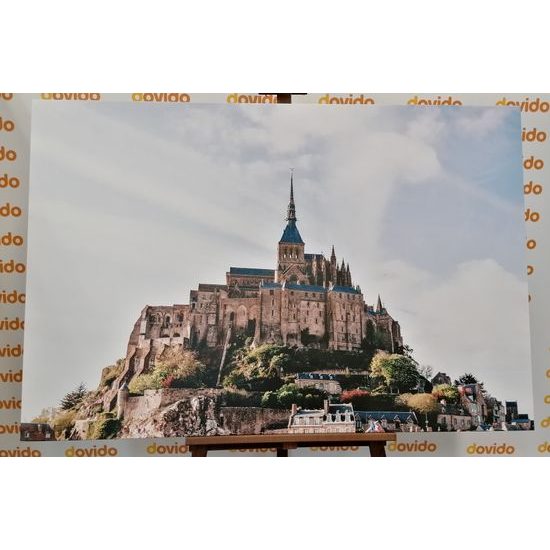 Obraz majestátní hrad na skále