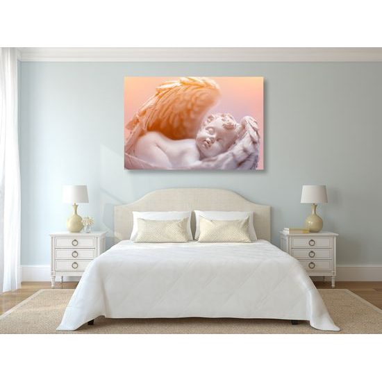 Obraz soška spící andílek