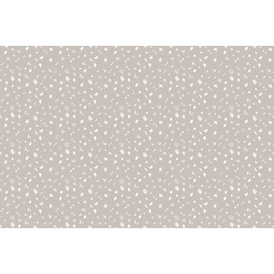 Tapeta folklórní motiv v hnědém provedení