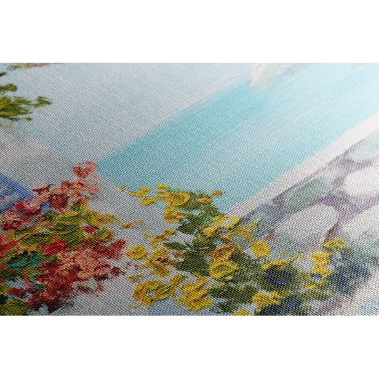 Obraz domeček s výhledem na moře