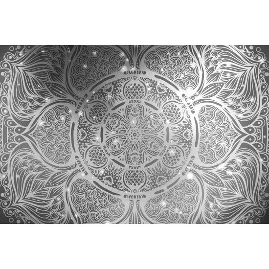 Obraz černobílá galaktická Mandala