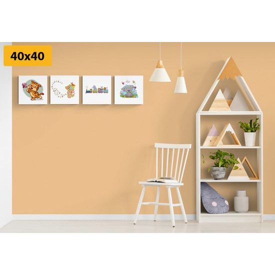 Set obrazů veselá zvířátka