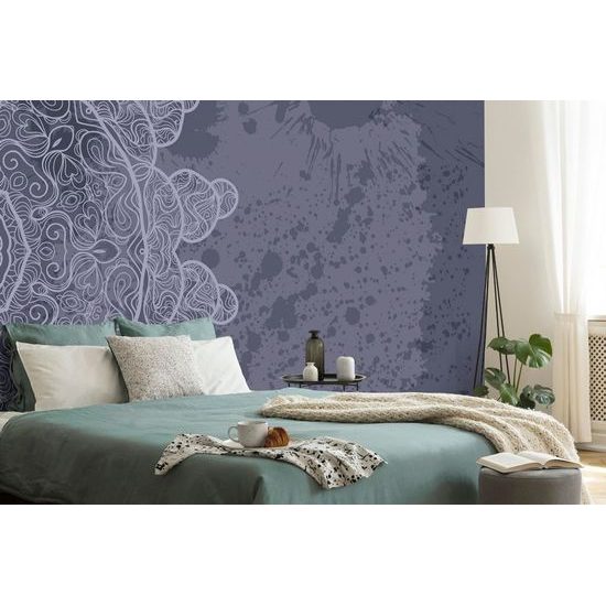 Tapeta Mandala s abstraktními prvky