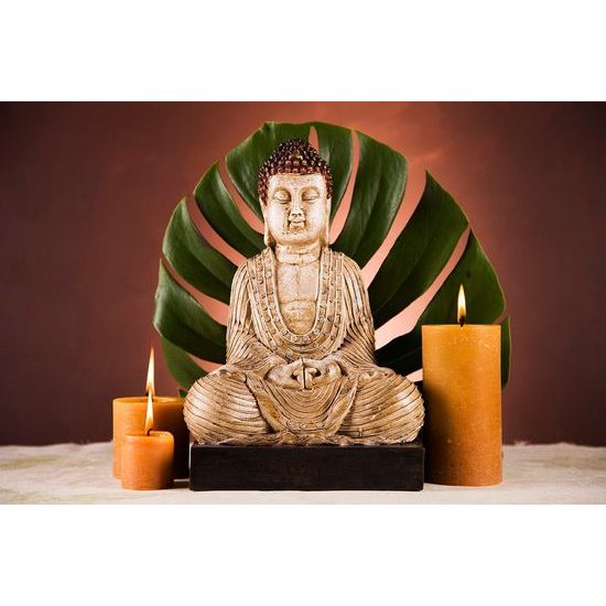 Fototapeta meditační zátiší s buddhou