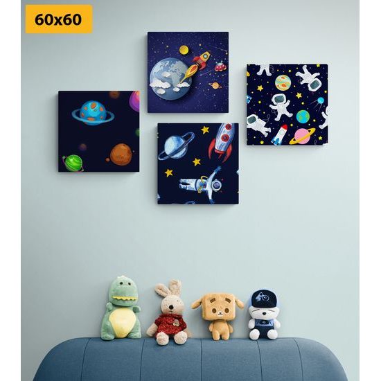 Set obrazů kouzelný vesmír