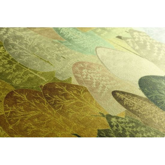 Obraz pohádkově nesouměrné stromy