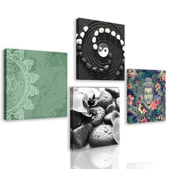 Set obrazů harmonie klidu