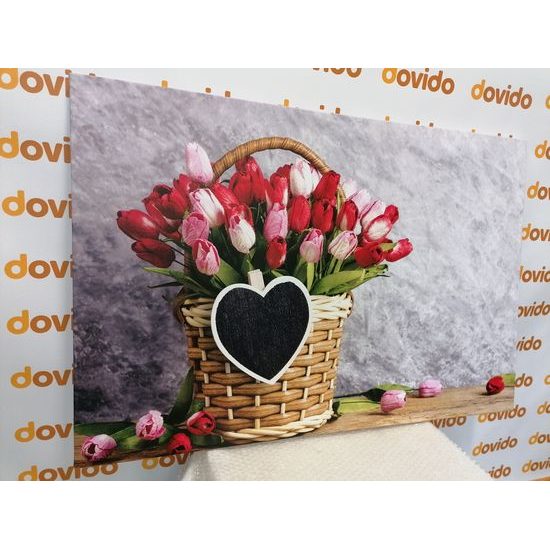 Obraz nádherná kytice tulipánů