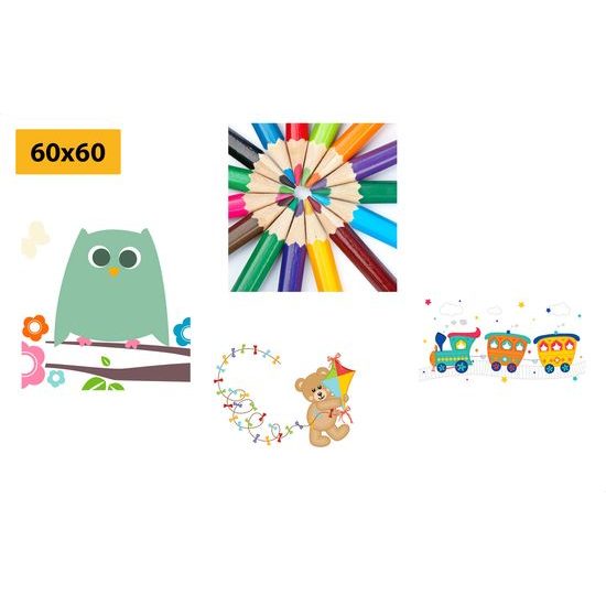 Set obrazů ve veselém provedení