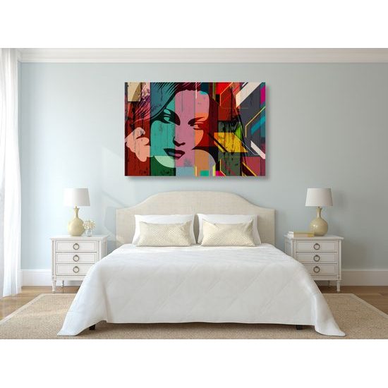 Obraz krása ženy v pop art stylu