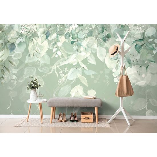 Tapeta krásné pastelové listy