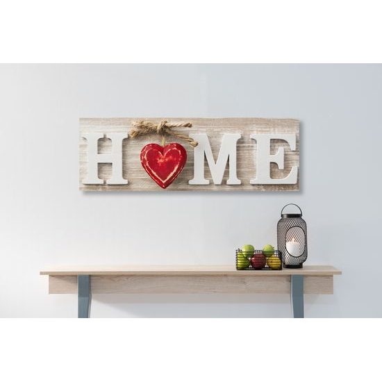 Obraz stylový nápis Home