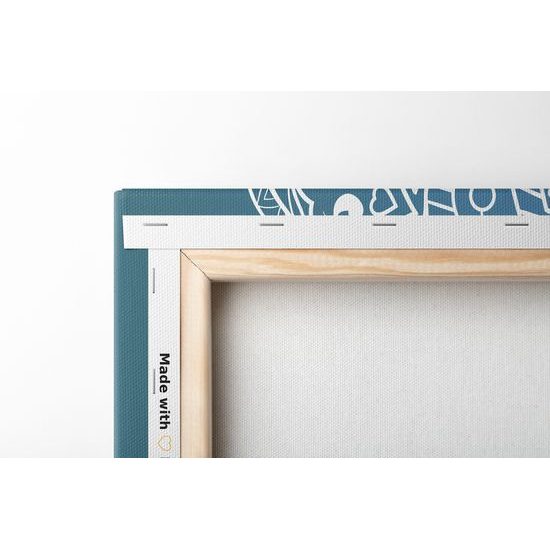 Obraz uklidňující modrá Mandala