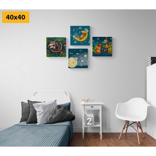 Set obrazů pohádka na dobrou noc