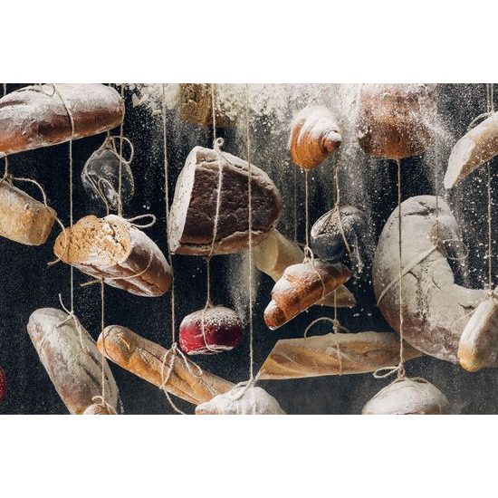 Obraz visící pečivo