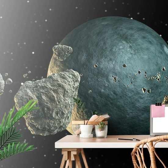 Tapeta meteority ve vesmíru