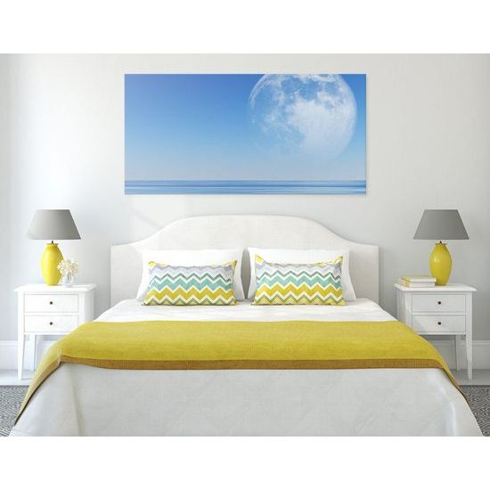 Obraz měsíc za horizontem