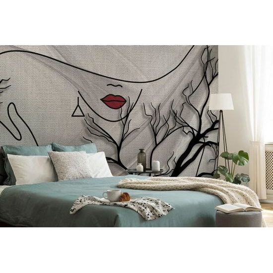 Samolepící tapeta jemnost ženy